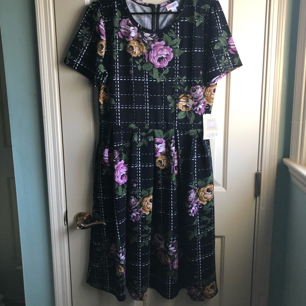 Flower lularoe dress